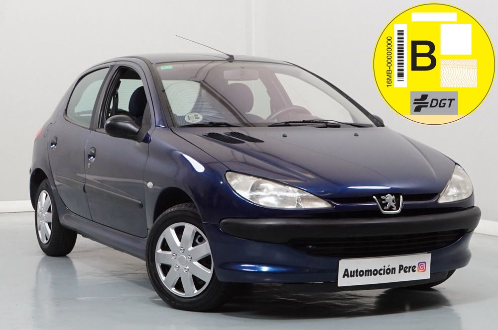 Peugeot 206 1.4i XR 75 CV. 5 Puertas. Revisado, Económico y Garantia 12 Meses.